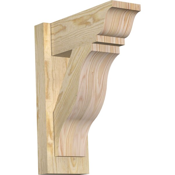 Ekena Millwork Funston Traditional Rough Sawn Outlooker, Douglas Fir, 6"W x 14"D x 18"H OUT06X14X18FST01RDF - main
